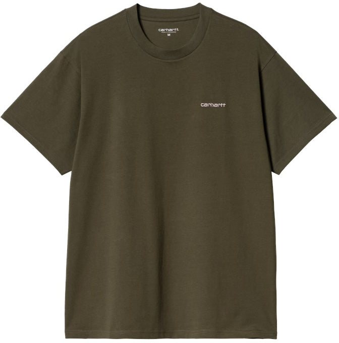 S/S Script Embroidery T-Shirt