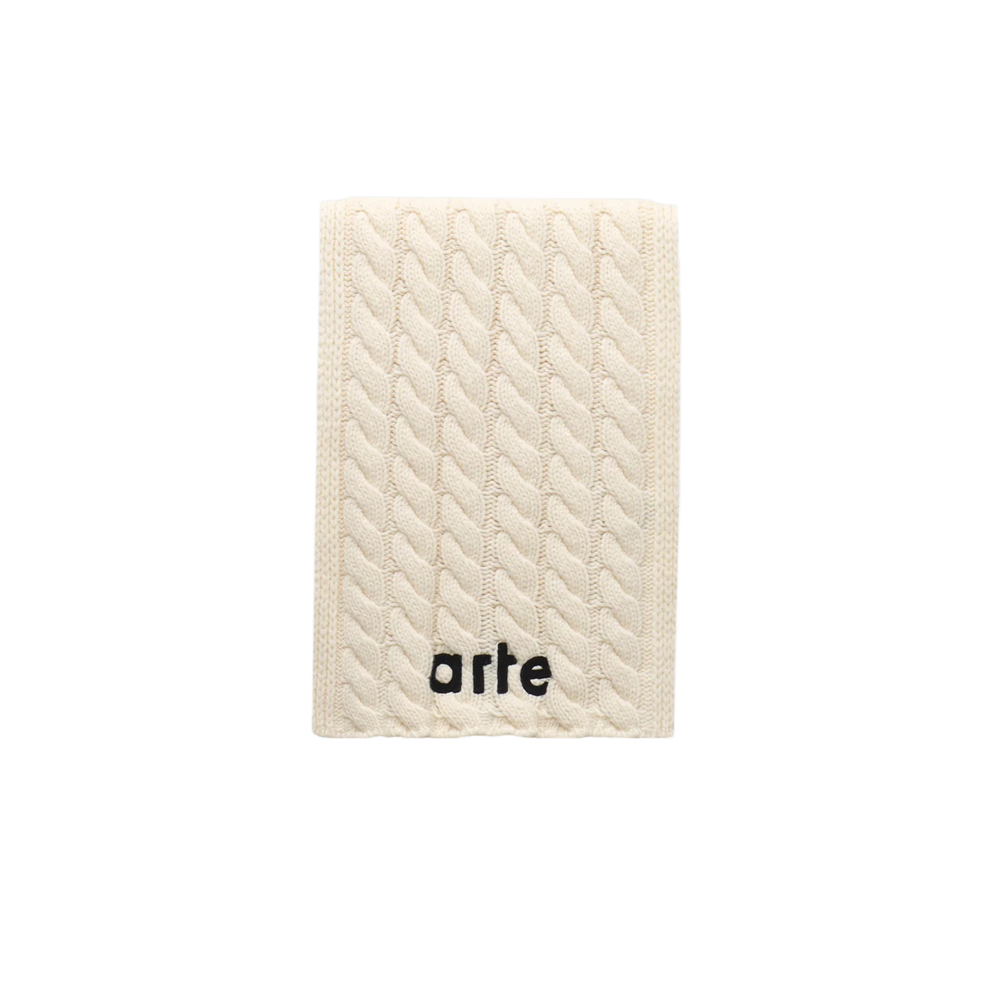 Textured Logo Scarf