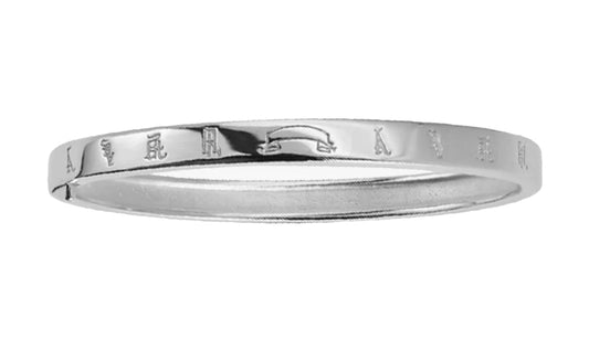 AY Silver Bangle 10th Anniversary - decent.store