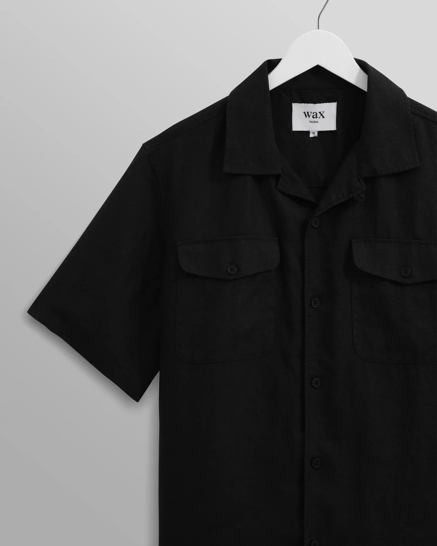 wax london Bartlett SS Shirt Washed Linen