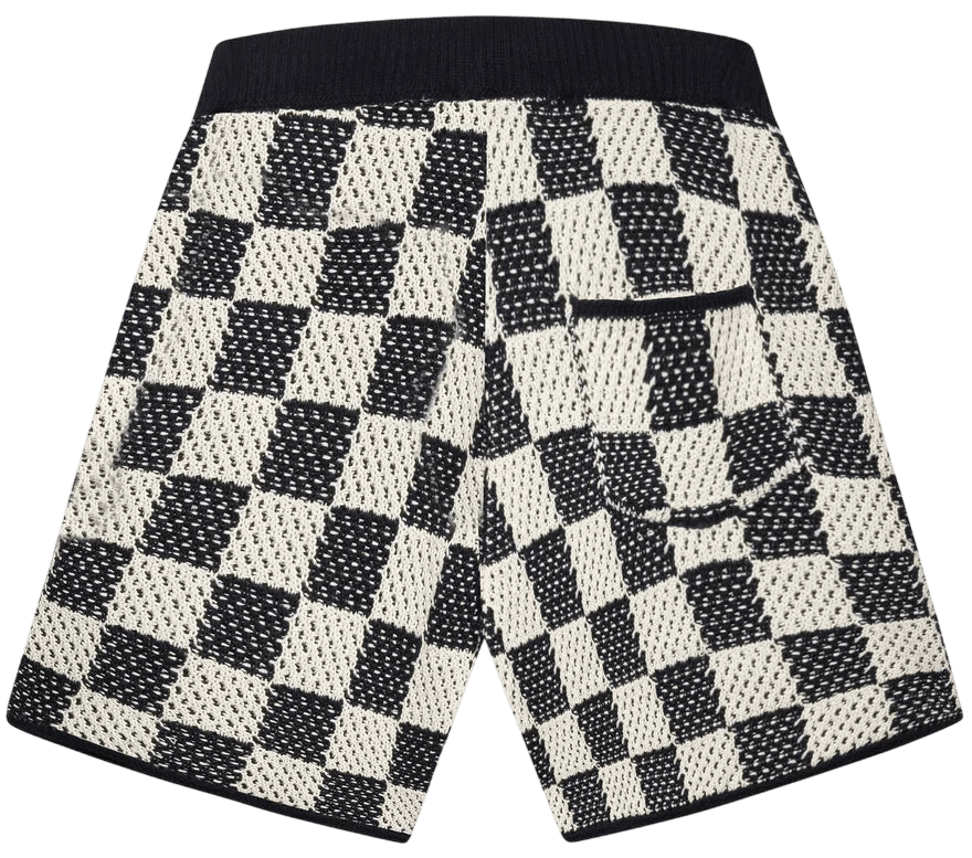 Checkered Crochet Shorts - decent.store