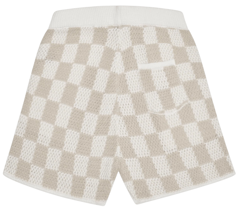 Checkered Crochet Shorts - decent.store