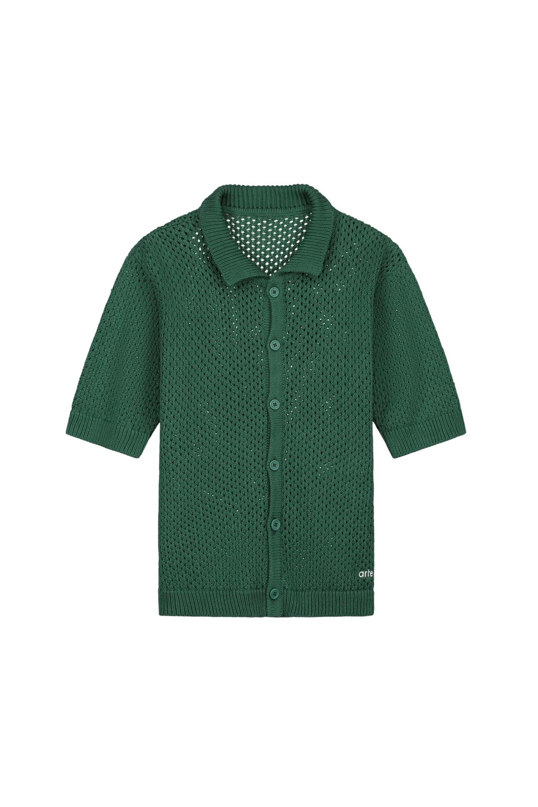 Crochet Knit Button Shirt - decent.store