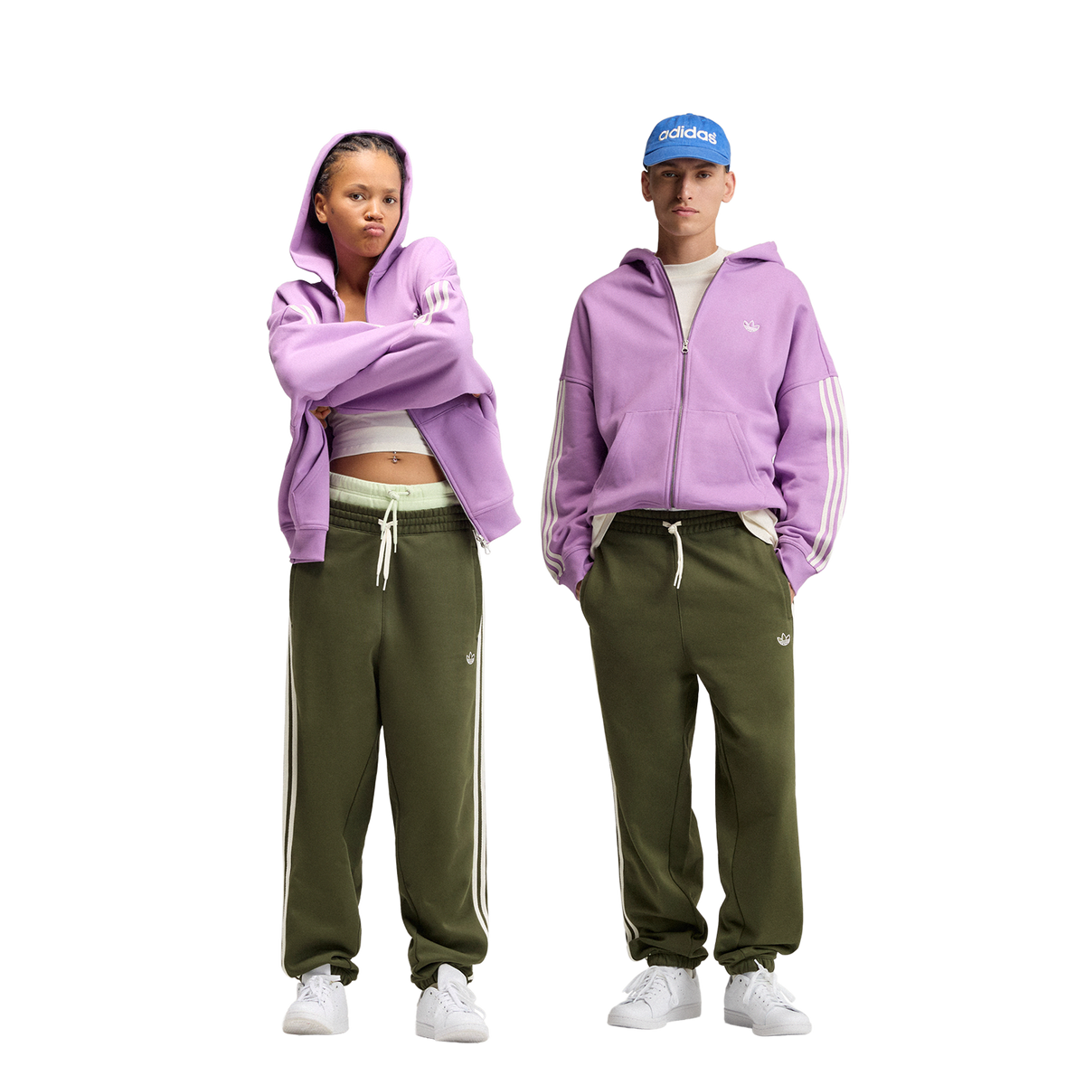 adiSignature 3 Stripes Open Hem Sweatpant