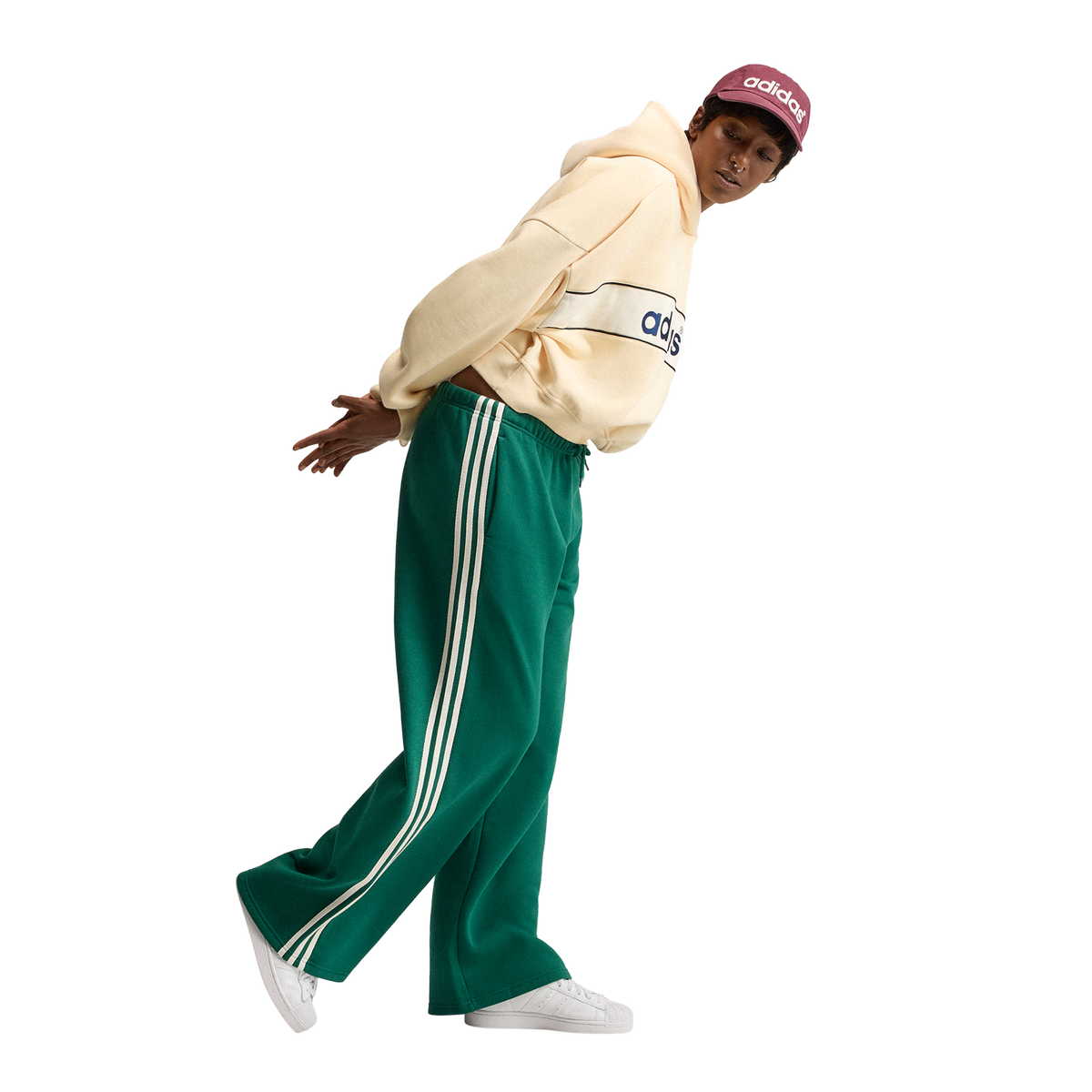 adiSignature 3 Stripes Open Hem SweatJogger