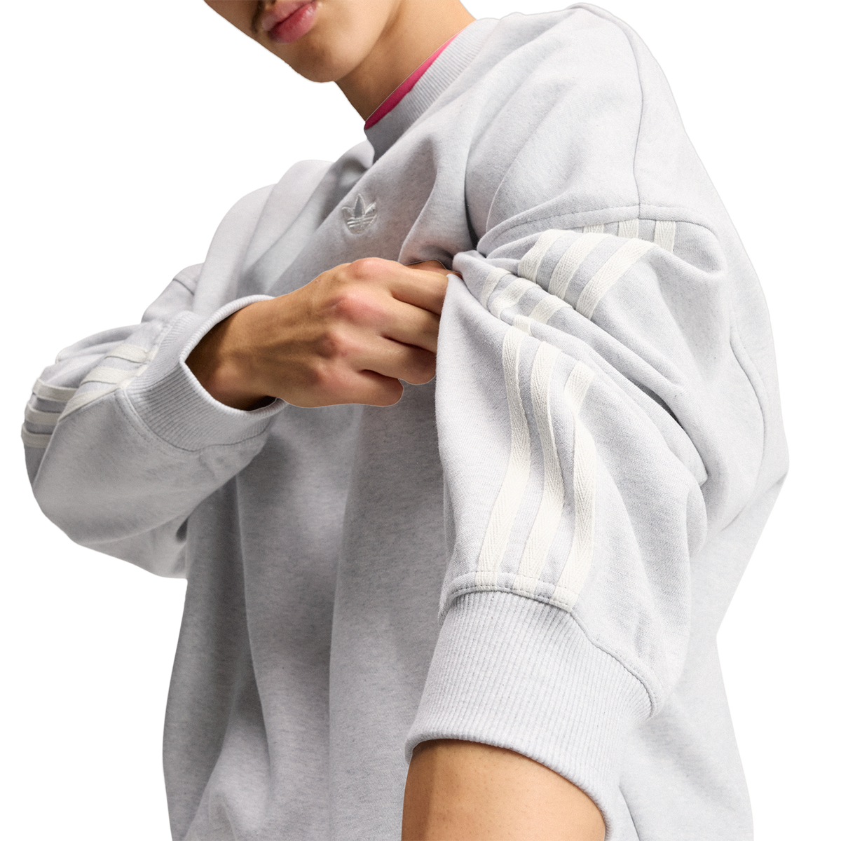 adisignature 3 Stripes Crewneck Sweatshirt