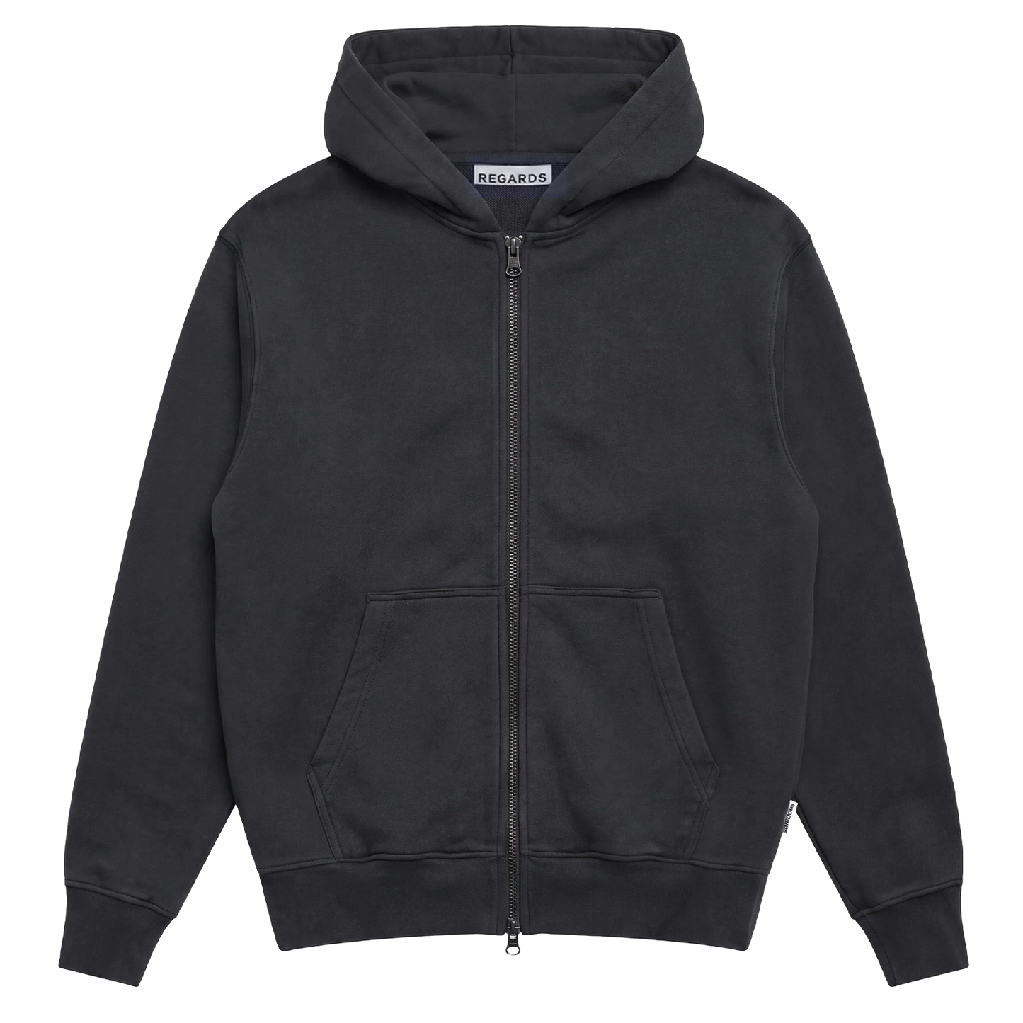 Relaxed Loopback Zip-Hoodie