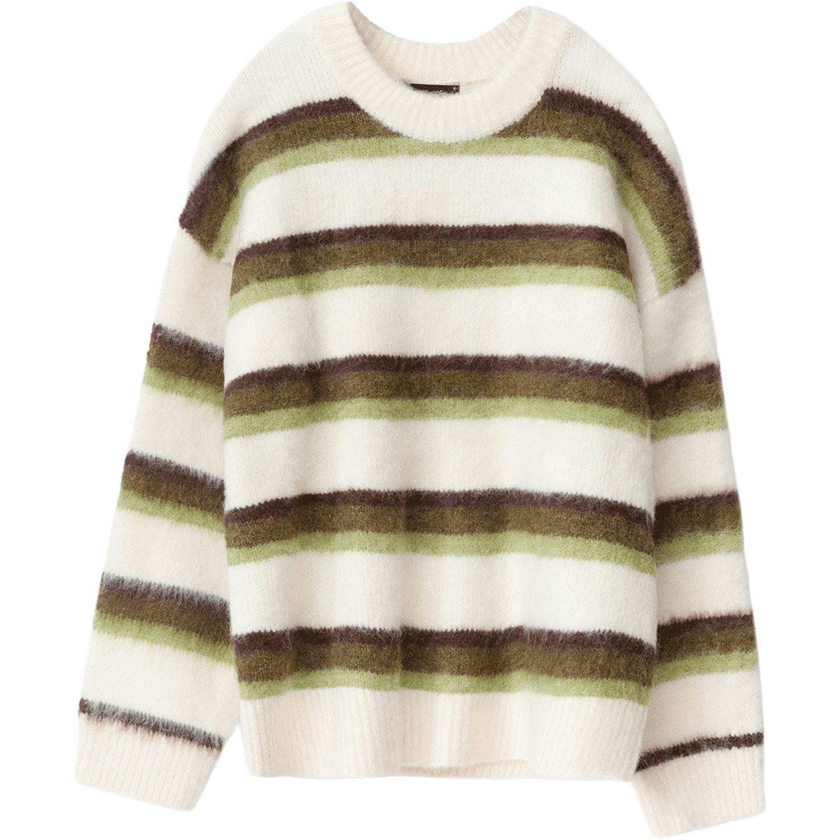 Stripe Chunky knitted sweater