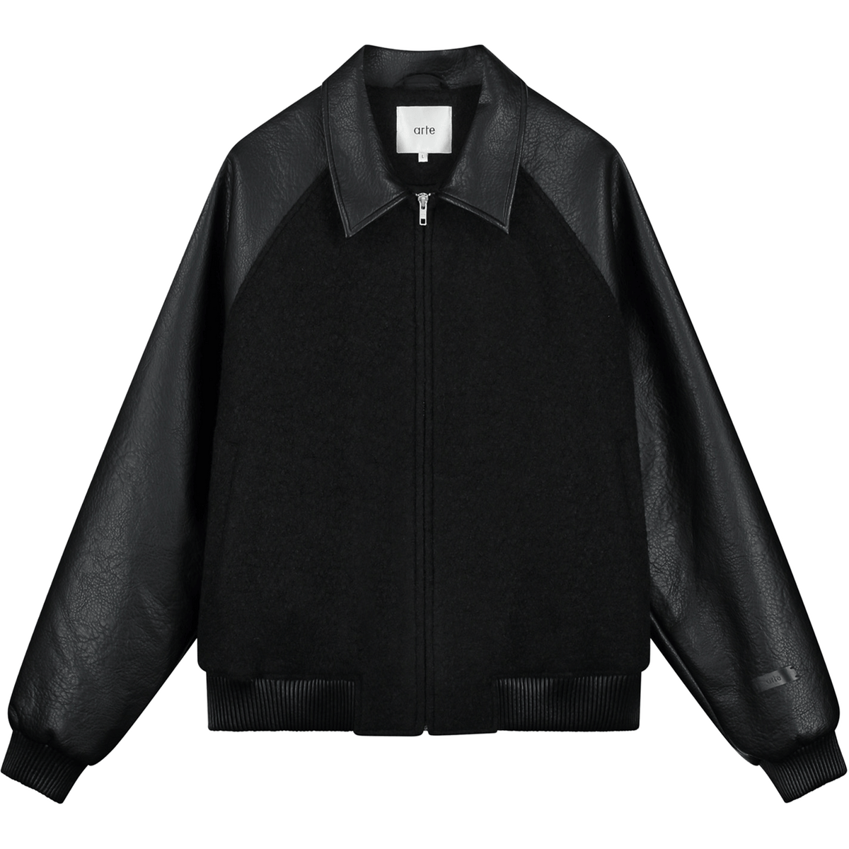 Leather Varsity Jacket