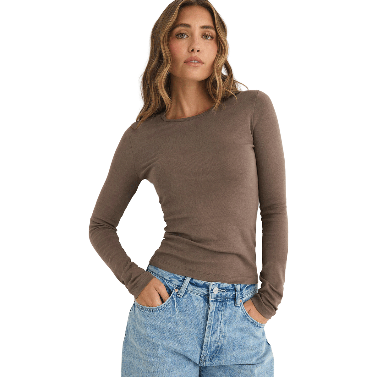 Tight fit long sleeve Top