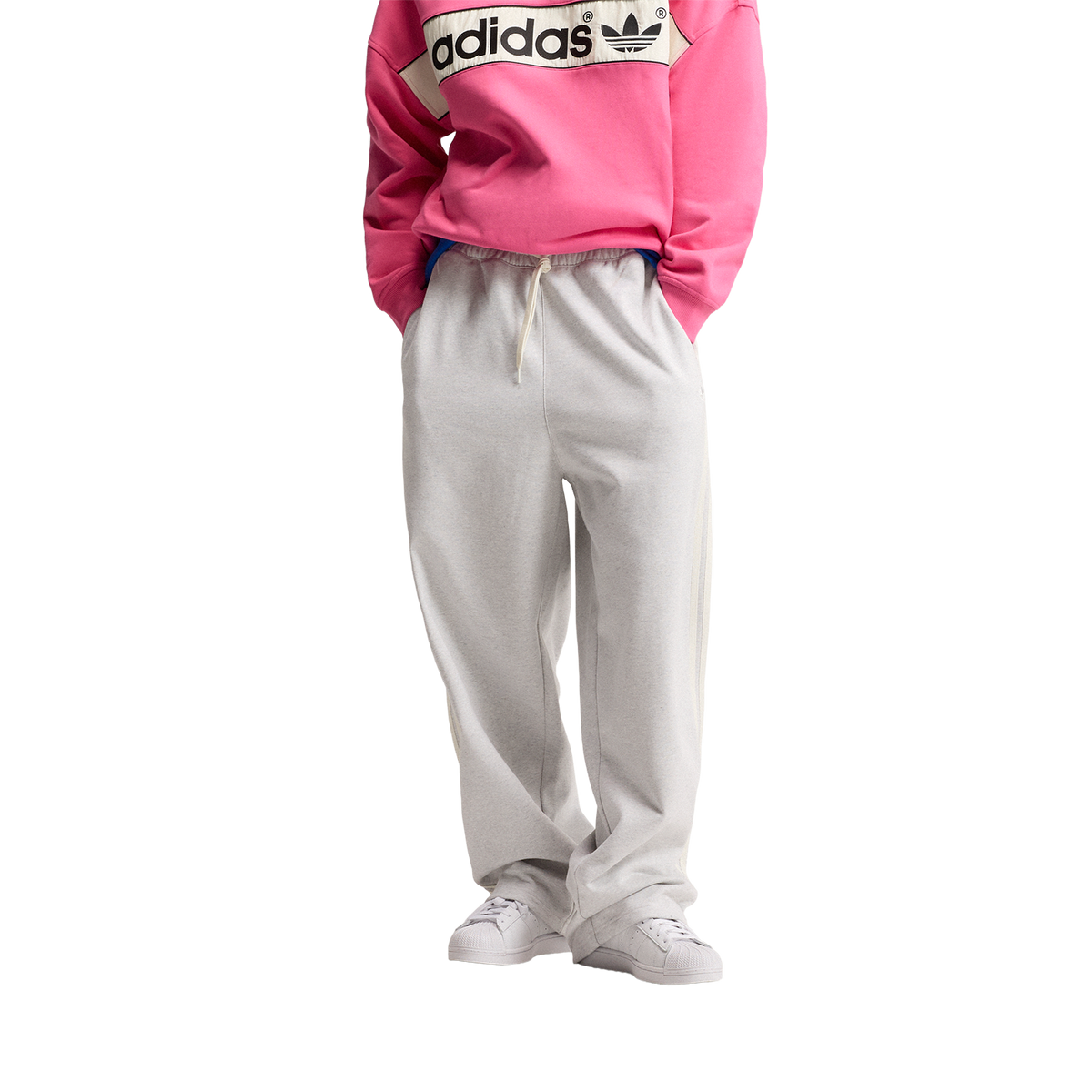adiSignature 3 Stripes Open Hem Sweatpant