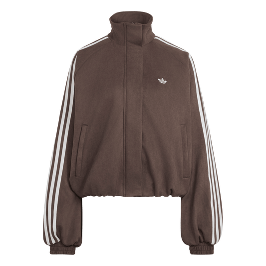 Faux Suede Track Top