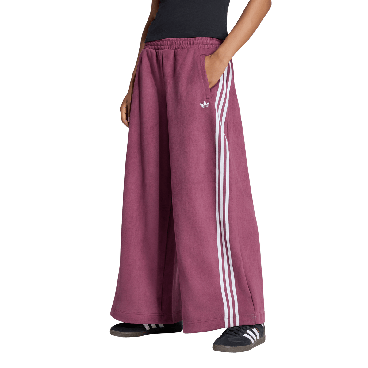 Faux Suede Track Pant