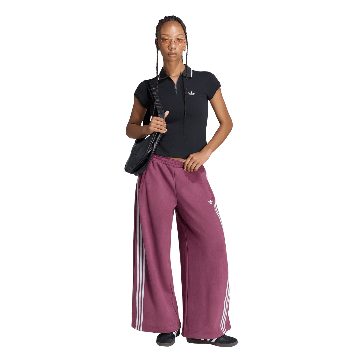 Faux Suede Track Pant
