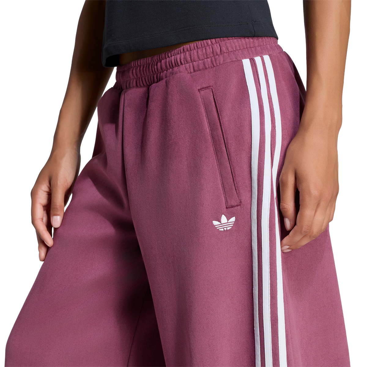 Faux Suede Track Pant