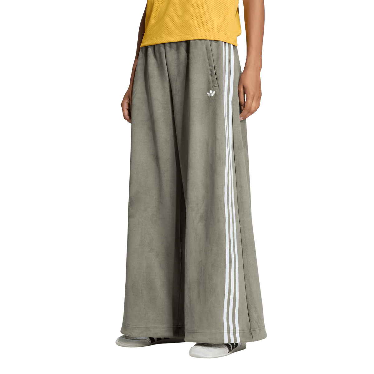 Faux Suede Track Pant
