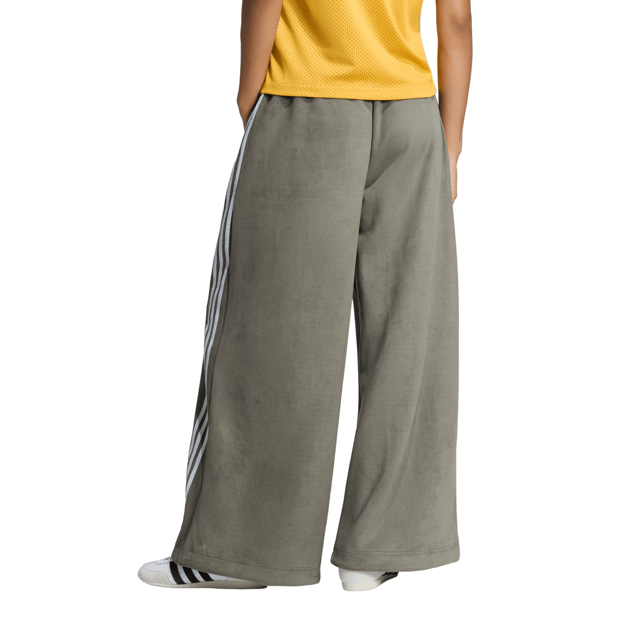 Faux Suede Track Pant