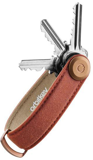 Leather Key Organiser Waxed Canvas