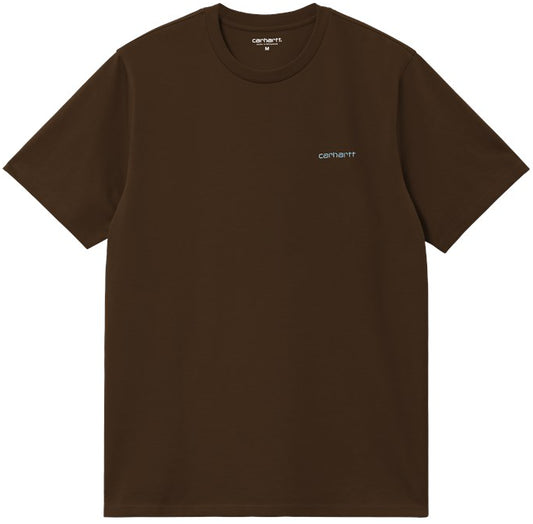 S/S Script Embroidery T-Shirt
