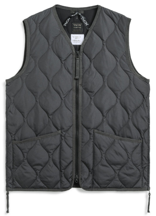 Military Zip V-Neck Vest
