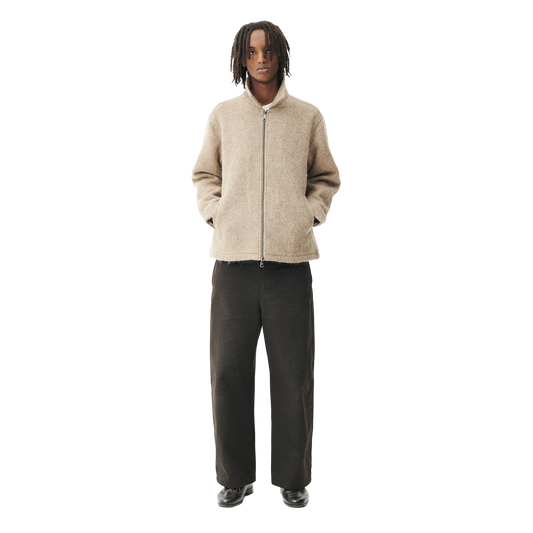 ZIP Up Bonded Alpaca Wool