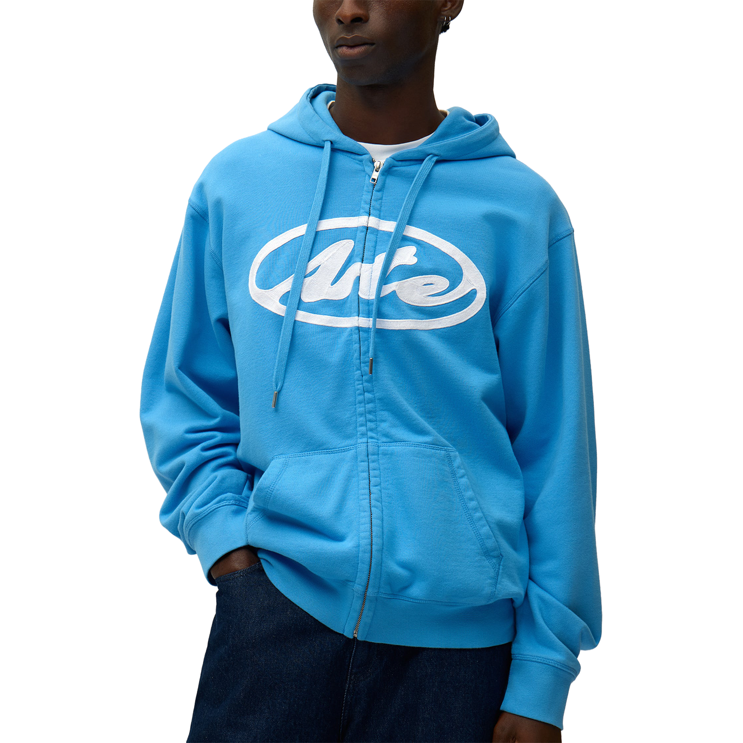 Circle Logo Zip Hoodie