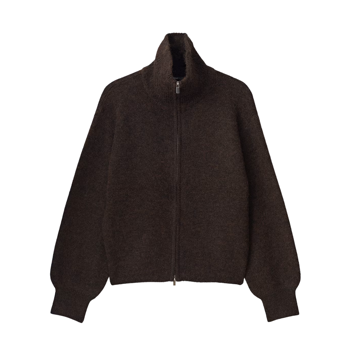 Knitted Zip Cardigan