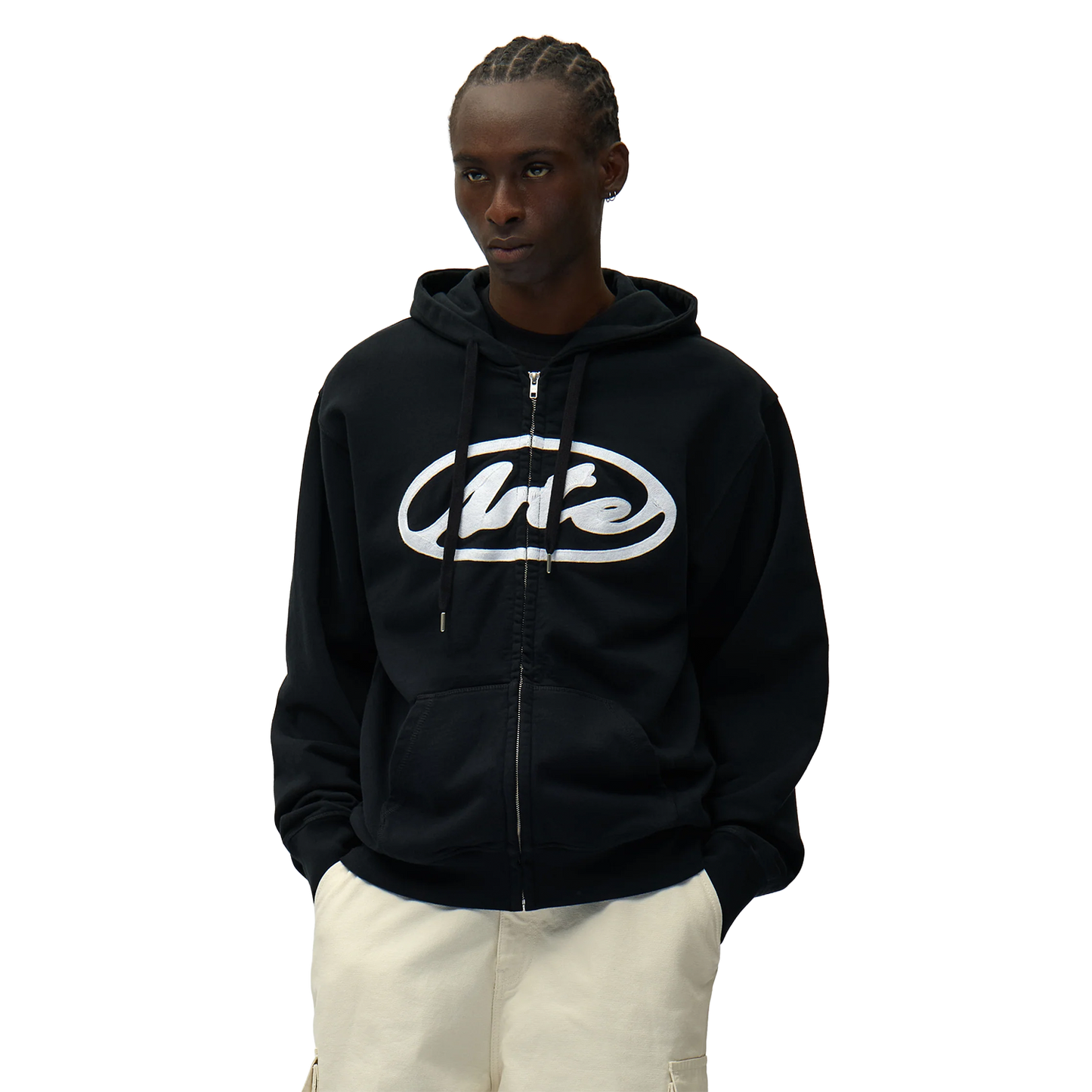 Circle Logo Zip Hoodie