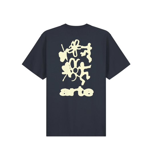 Blurry Back Print T-Shirt