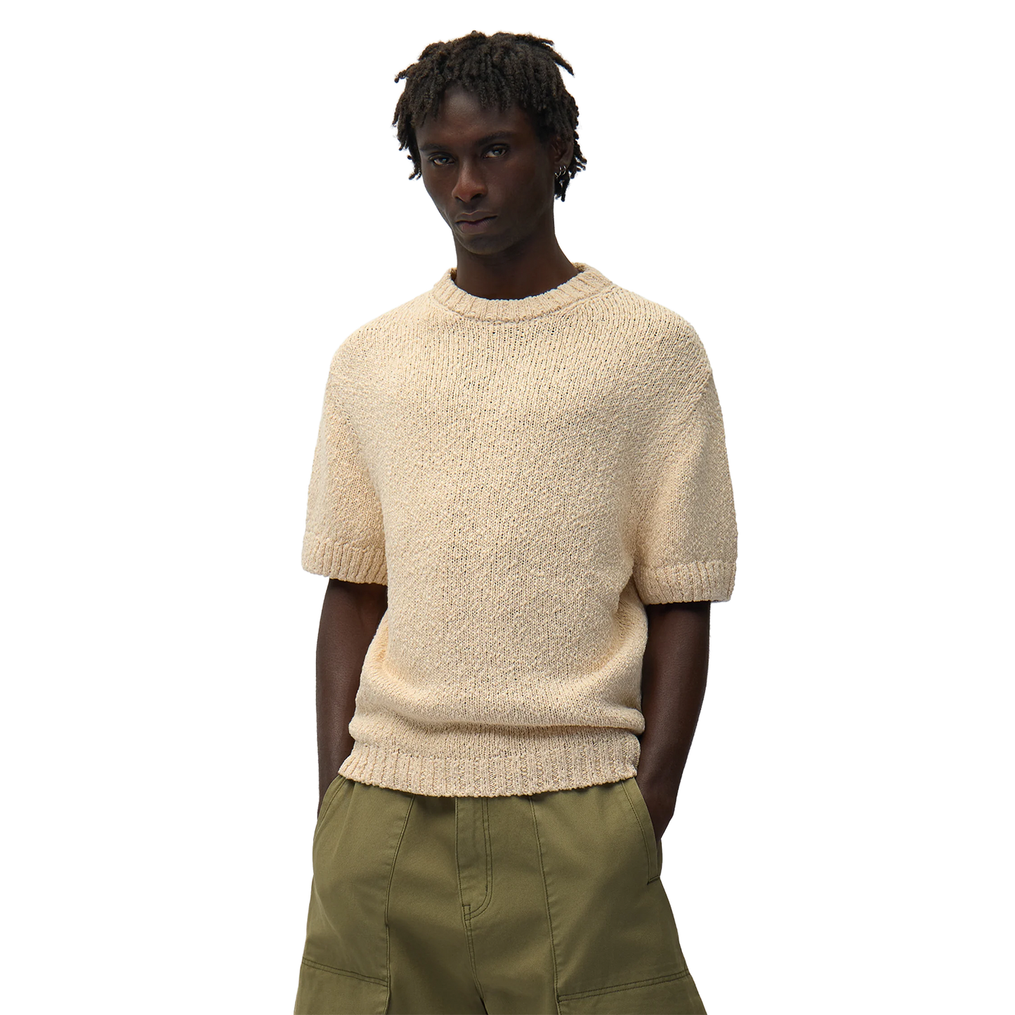 Back Graphic Knit T-Shirt