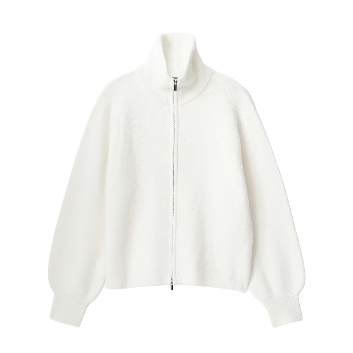Knitted Zip Cardigan