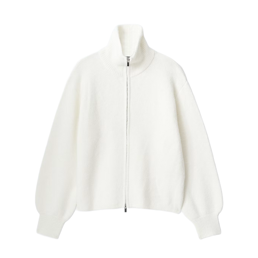 Knitted Zip Cardigan