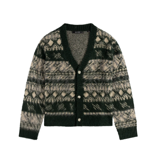 Pattern Check Cardigan