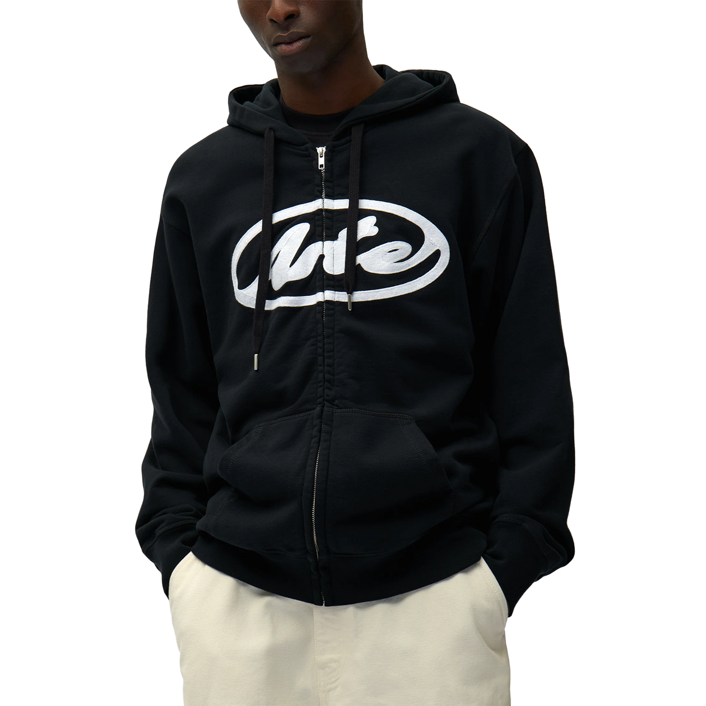 Circle Logo Zip Hoodie