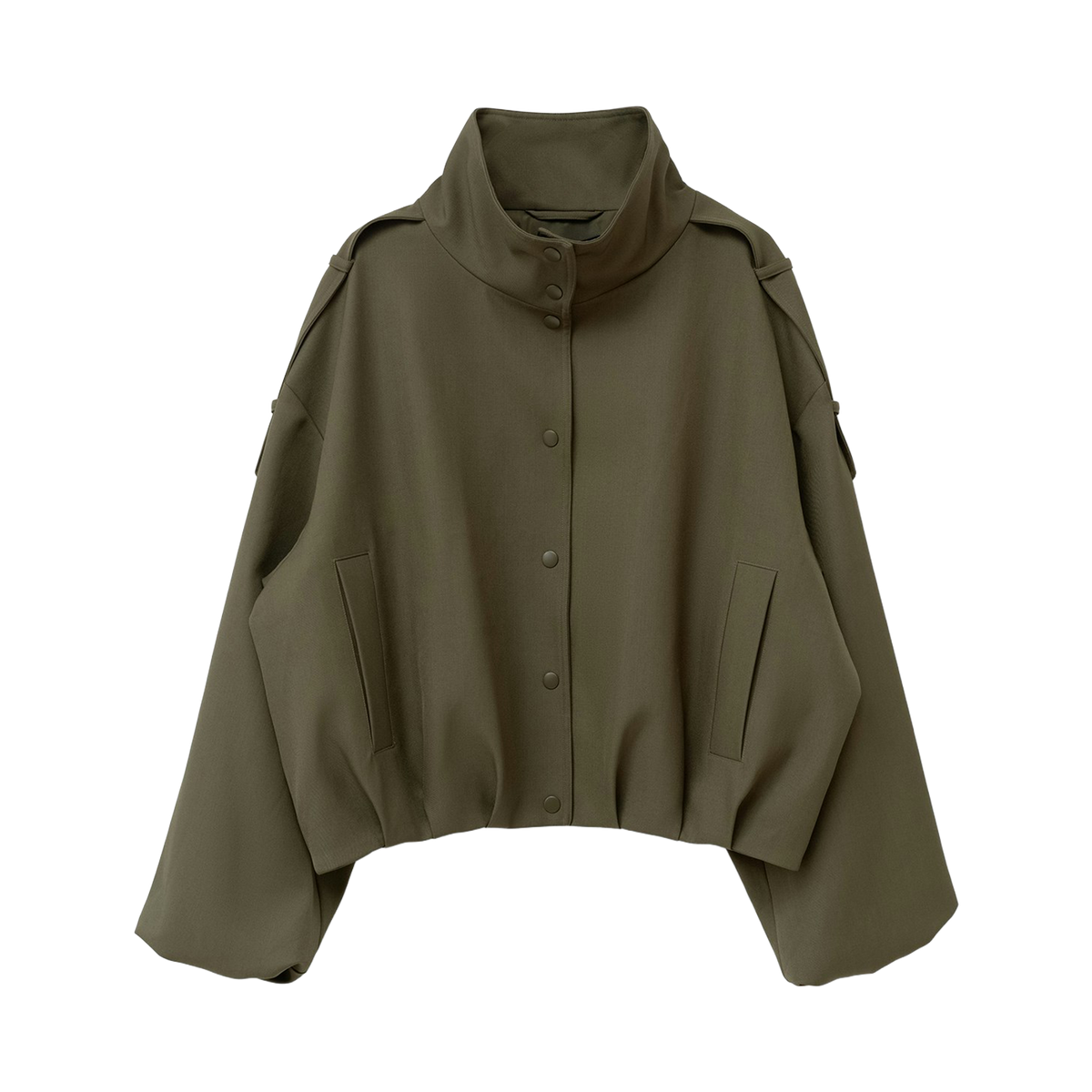 High Neck Short Jacket