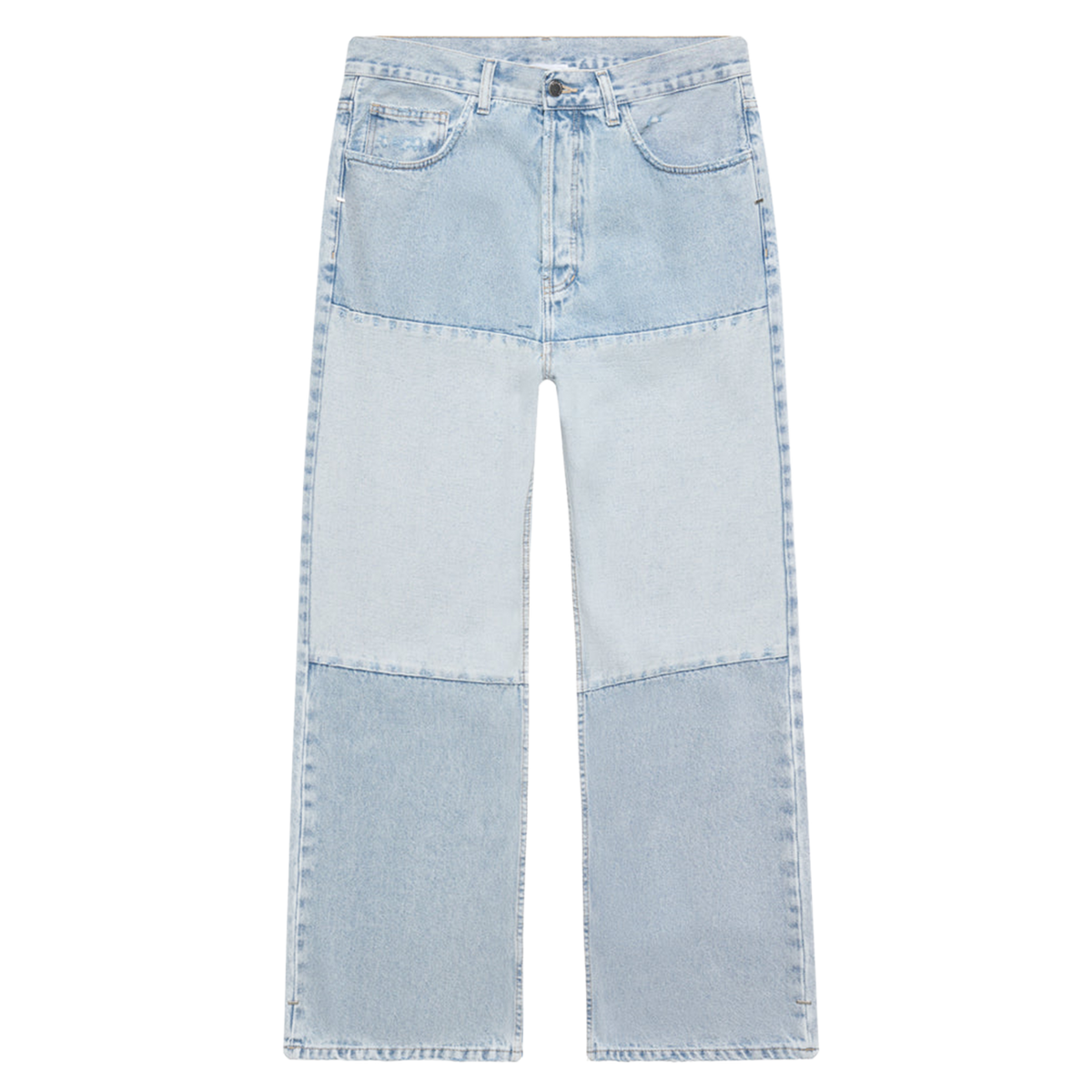 Phrase Baggy Patch Denim Pants