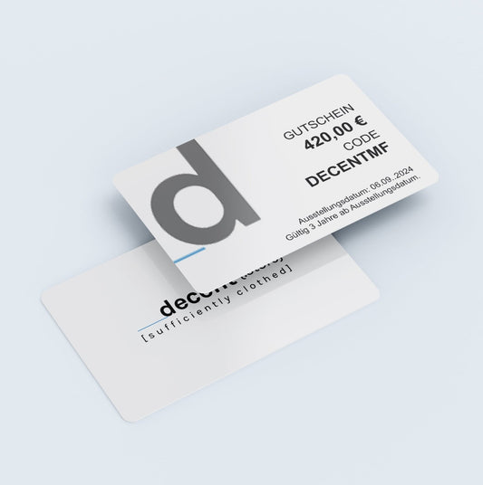decent.store gutschein - decent.store