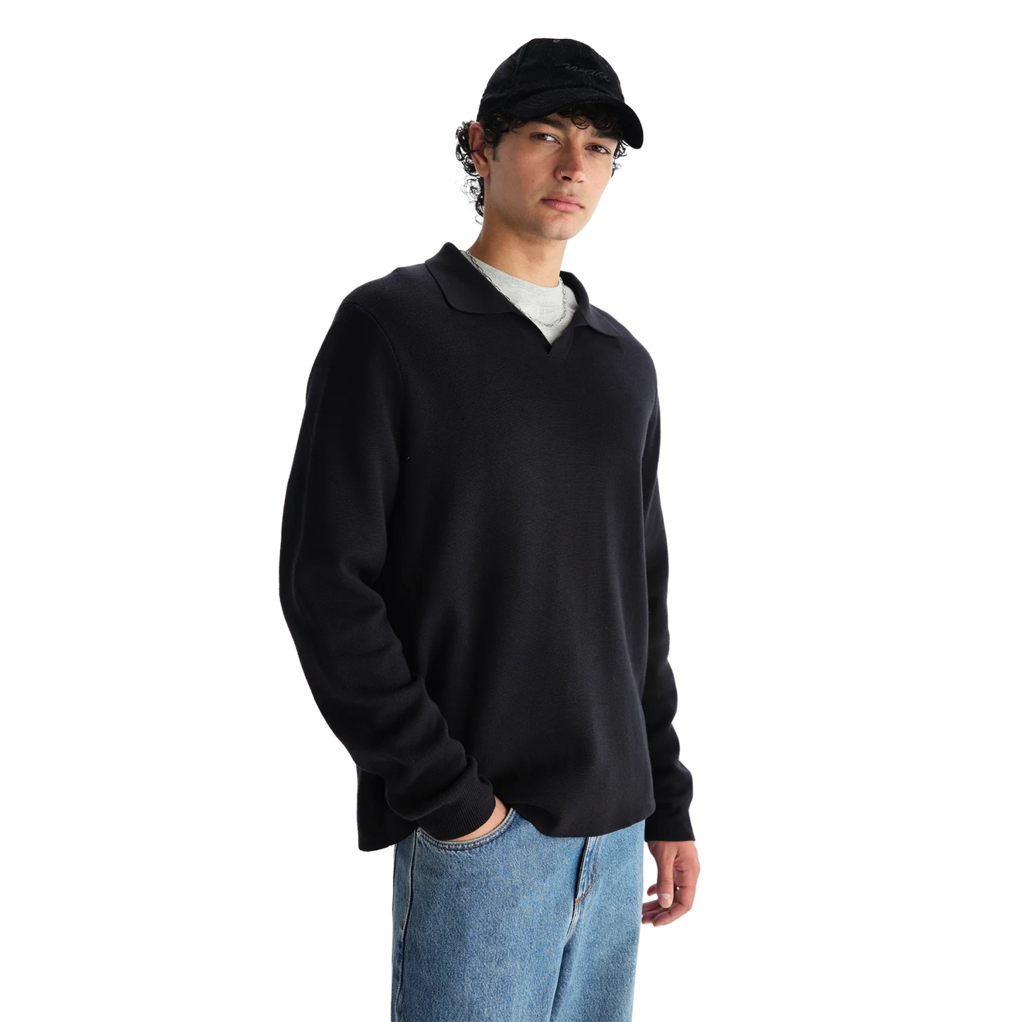 Carter Open Collar Polo