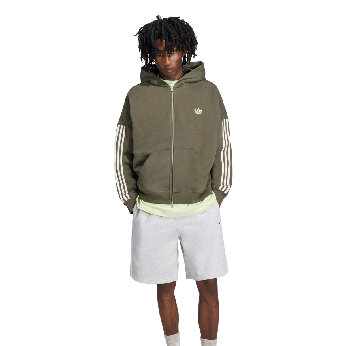 adiSignature 3 Stripes Full Zip Hoodie