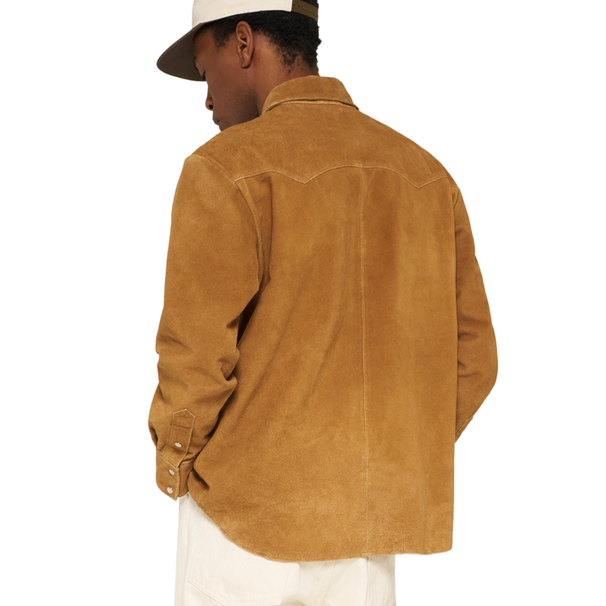 Western Suede Shirt LS