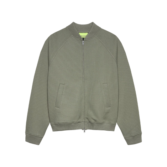 Waffle Zip Up