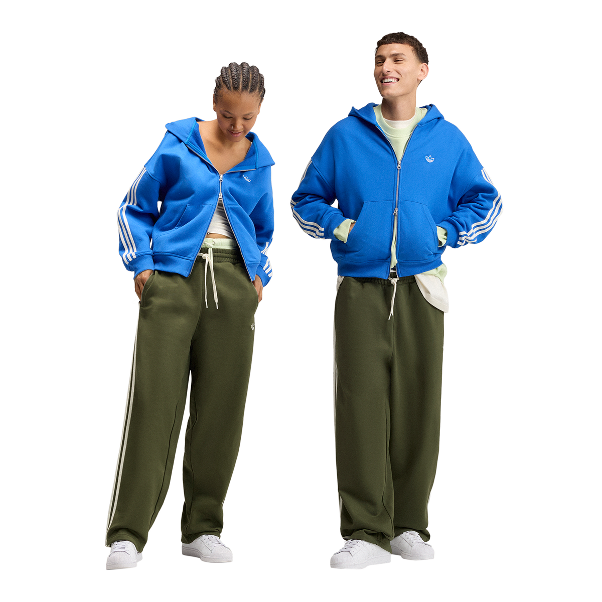 adiSignature 3 Stripes Open Hem Sweatpant