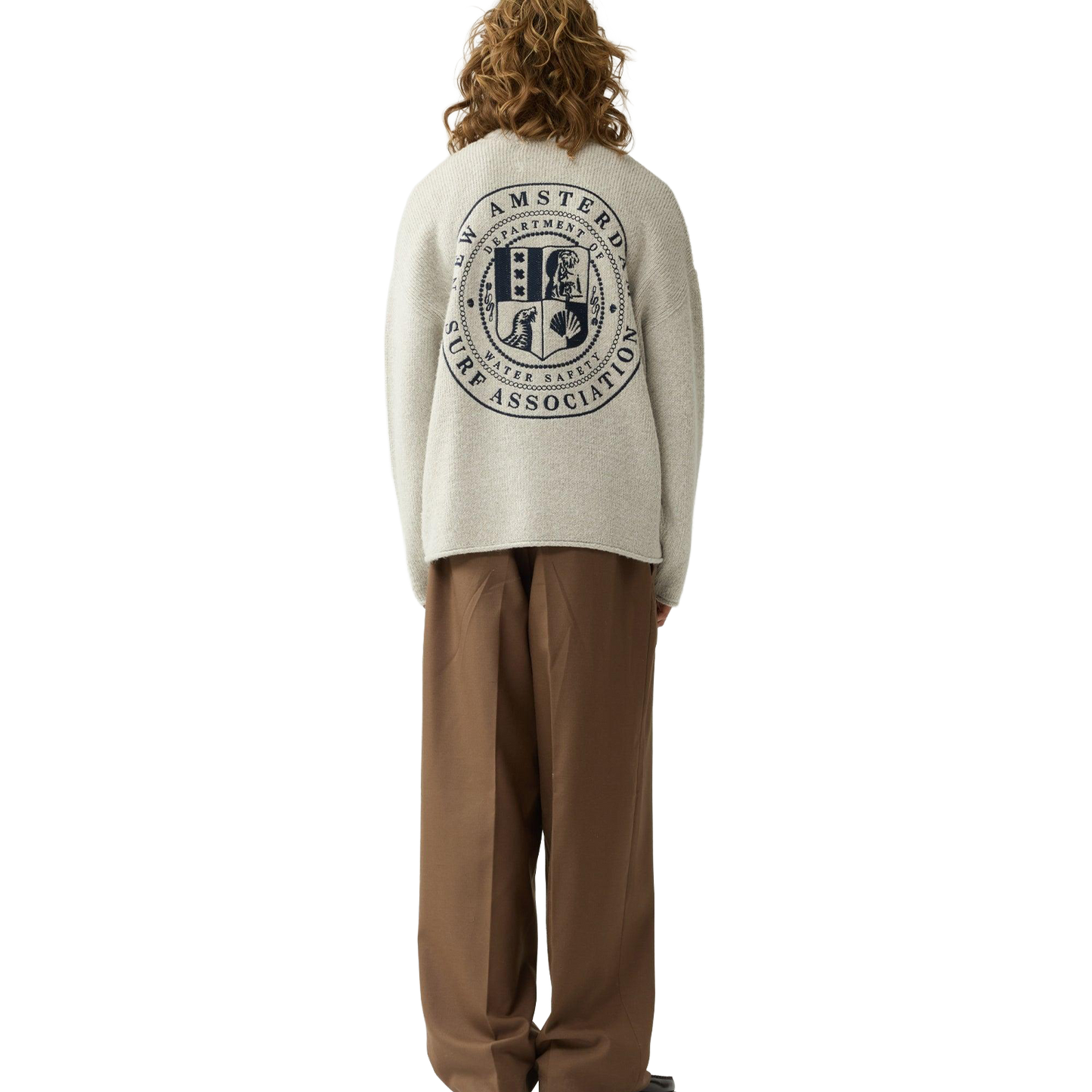 Knitted Stamp Crewneck