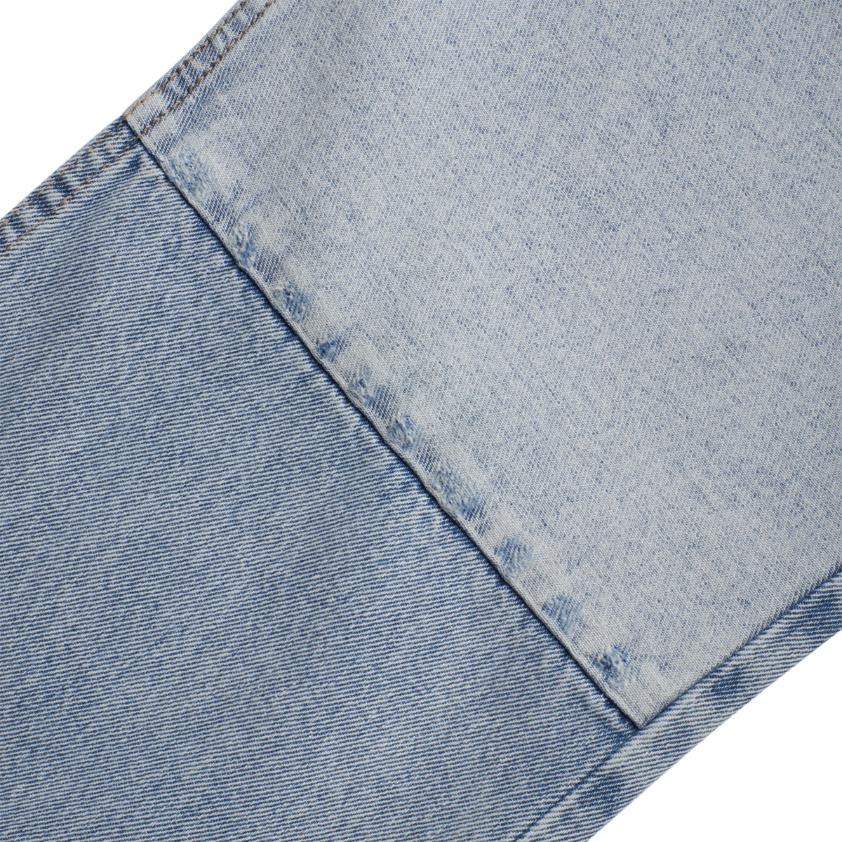 Phrase Baggy Patch Denim Pants