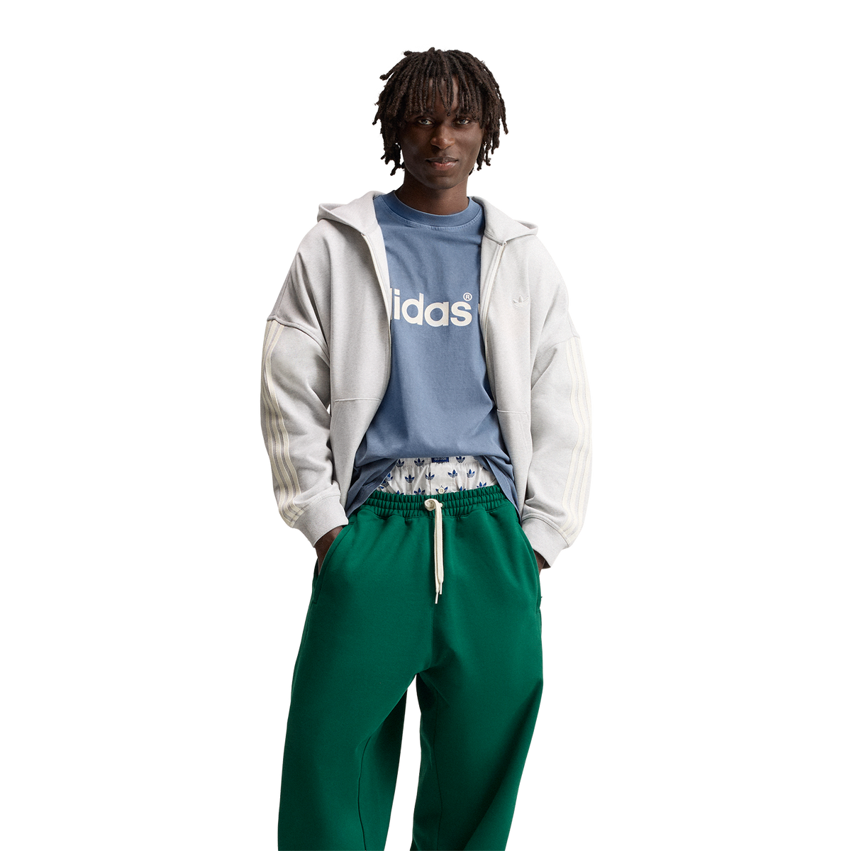 adiSignature 3 Stripes Full Zip Hoodie