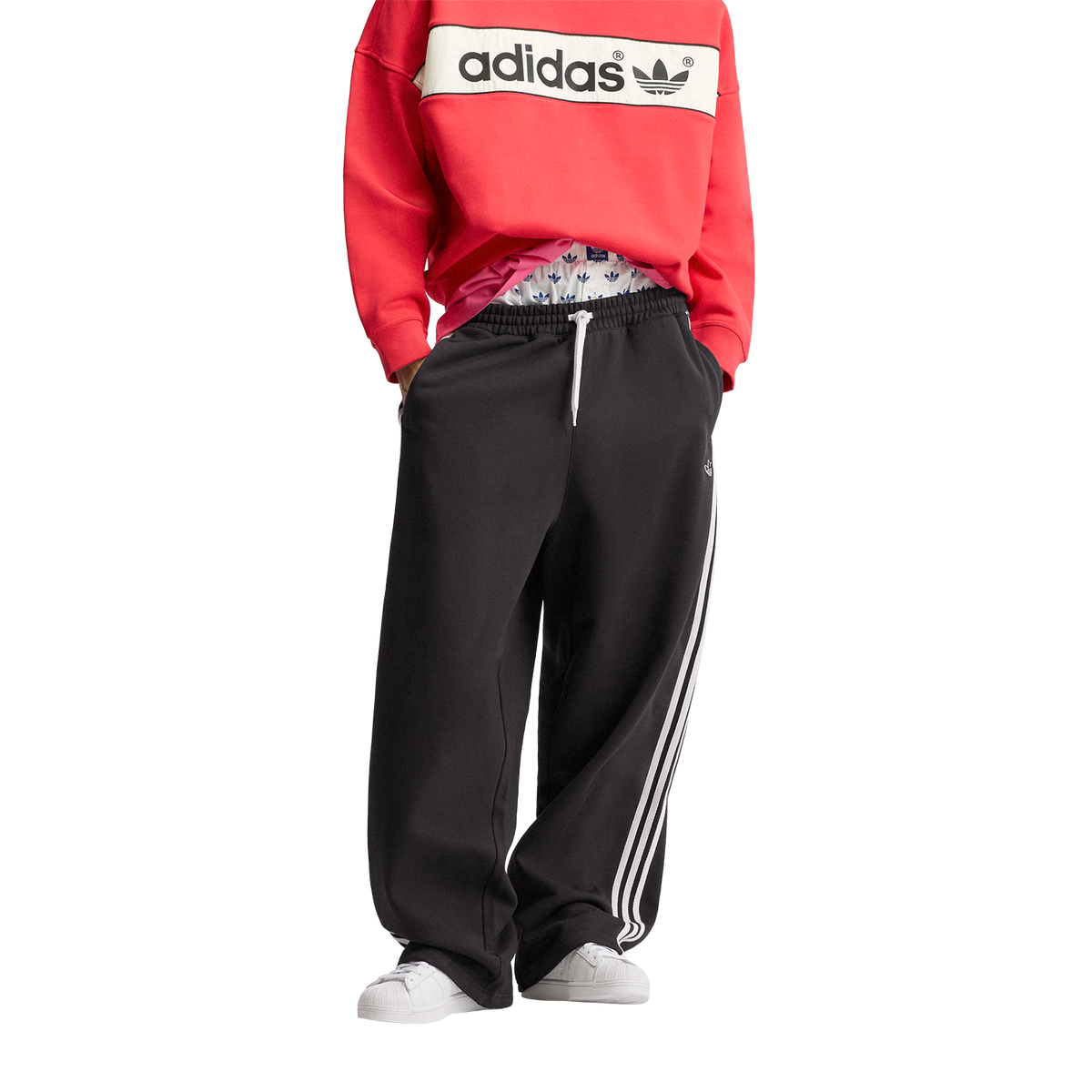 adiSignature 3 Stripes Open Hem Sweatpant