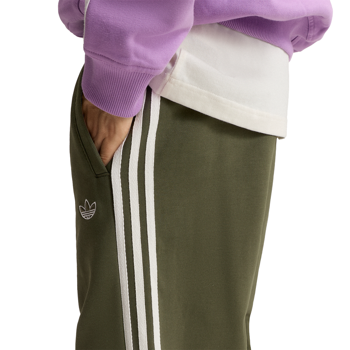 adiSignature 3 Stripes Open Hem Sweatpant