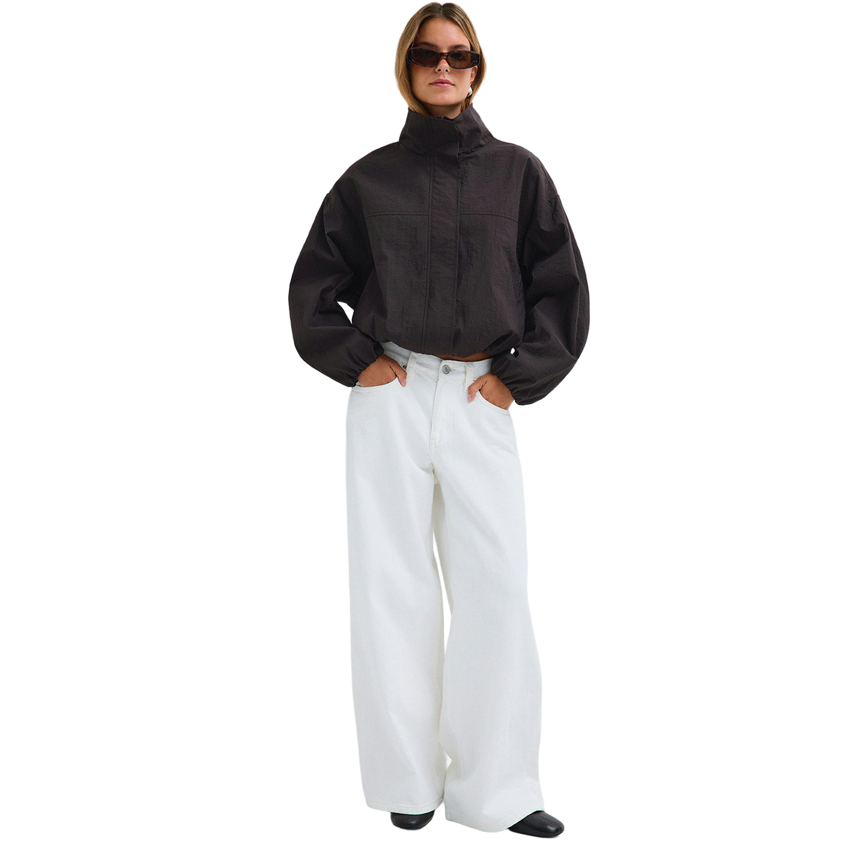 High Neck Sporty Jacket