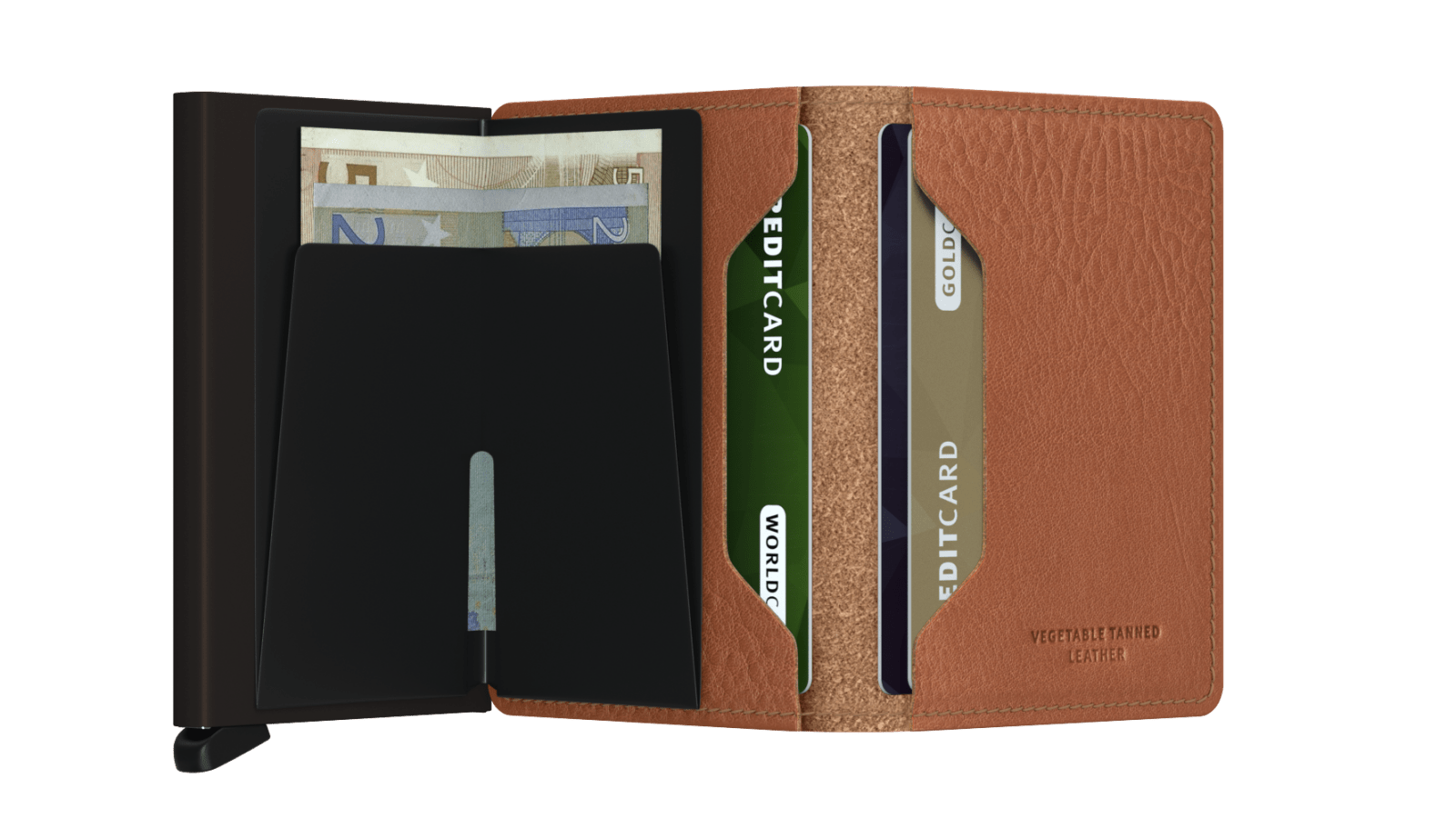 Slimwallet Vegetable Tanned - decent.store