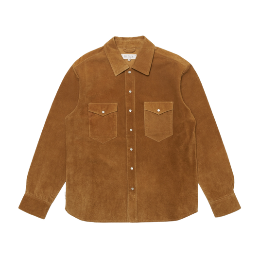Western Suede Shirt LS